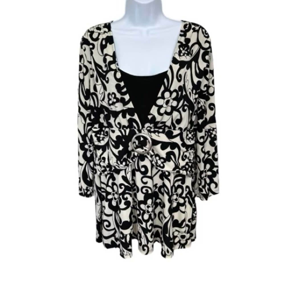 Cocomo Faux Wrap Blouse